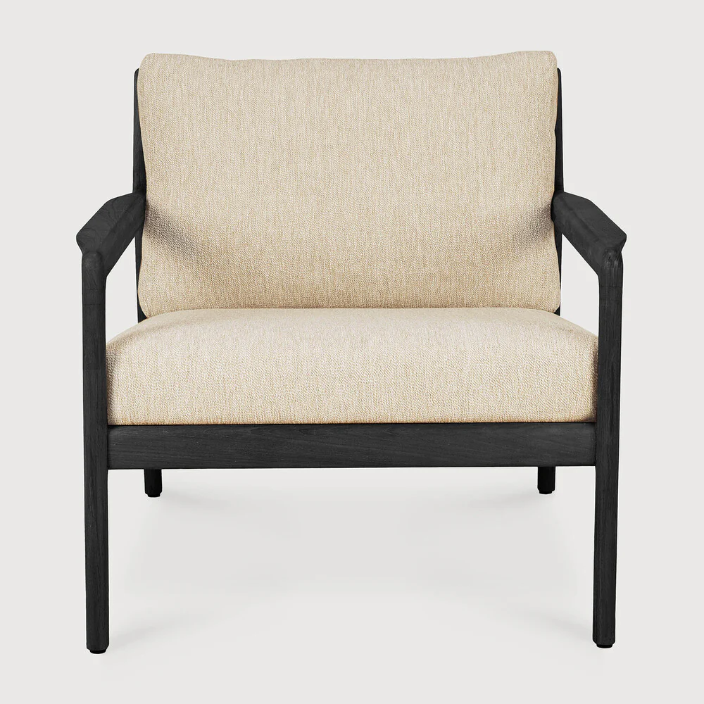 Jack Outdoor Lounge Chair - Teak Black Natural - NTC Homes, Inc.