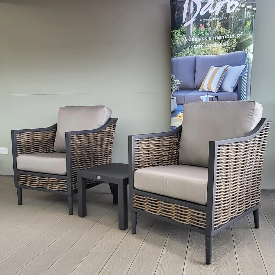 Langley Outdoor Lounge Bistro Set - Oakley Taupe | Daro - NTC Homes, Inc.