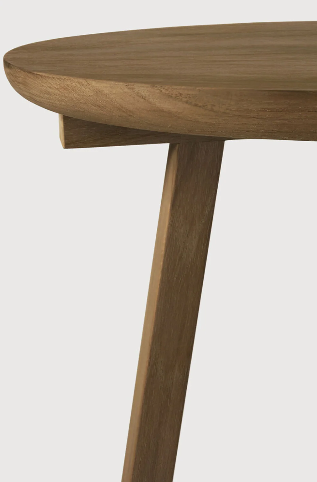 Teak Tripod Side Table - NTC Homes, Inc.