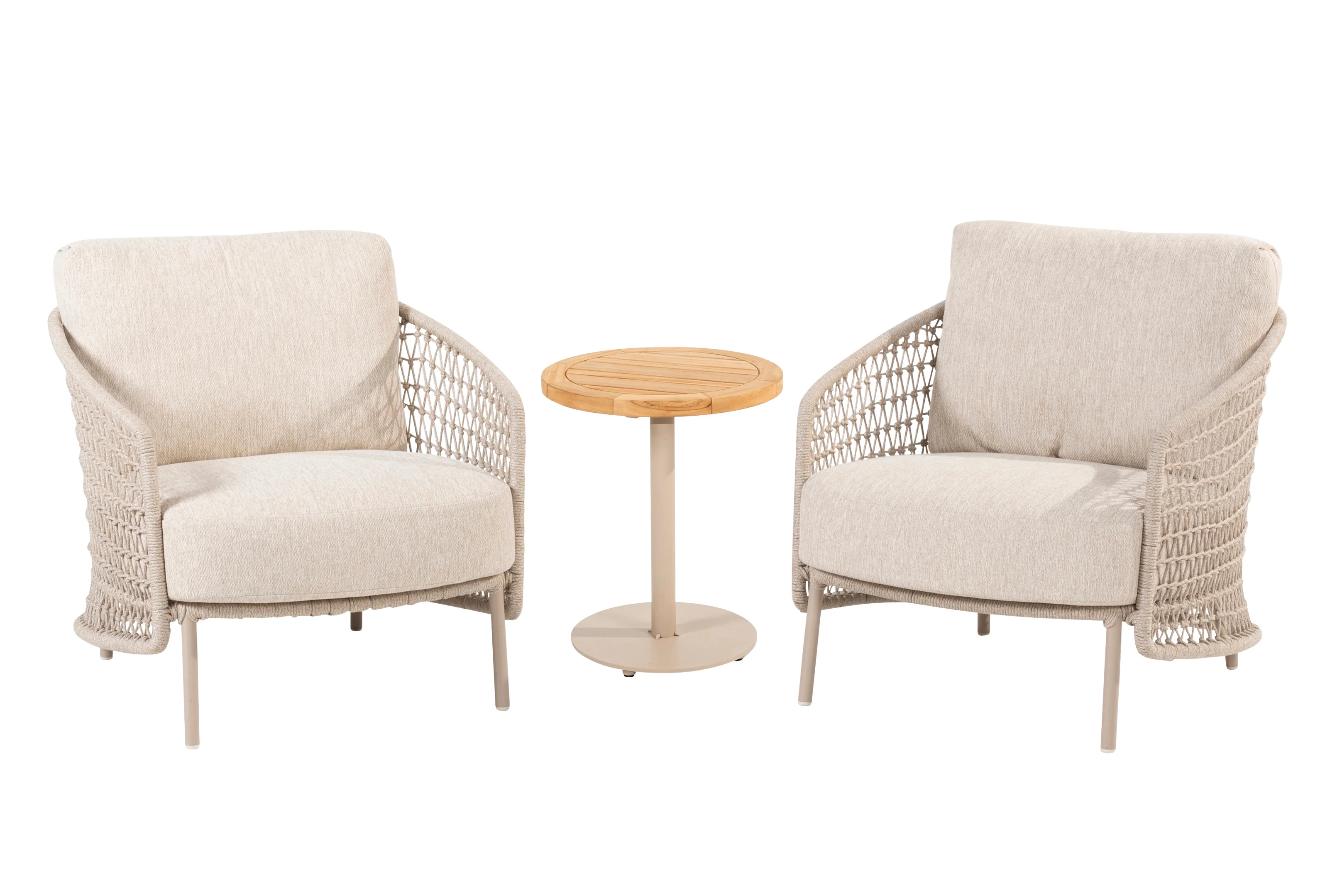 Puccini Outdoor Bistro Set with Volta Table | 4 Seasons Outdoor - NTC Homes, Inc.