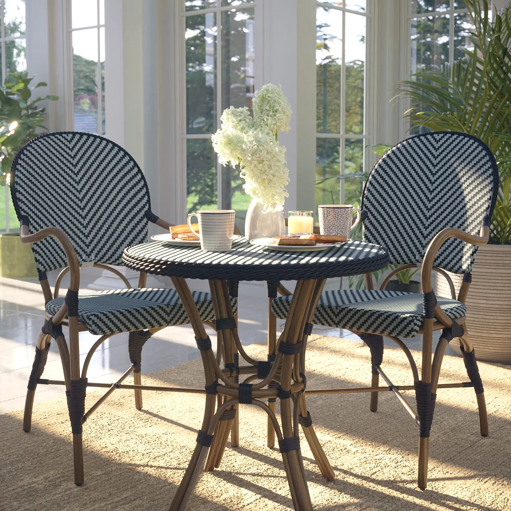 Laura Ashley – Riviera Bistro Set (Navy & Chambray) By Daro - NTC Homes, Inc.