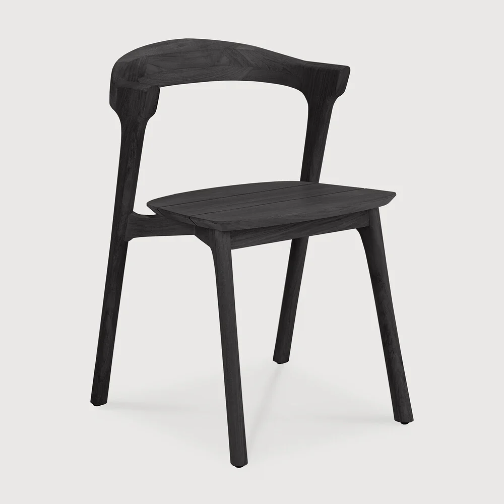 Bok Outdoor Dining Chair - Teak Black - NTC Homes, Inc.