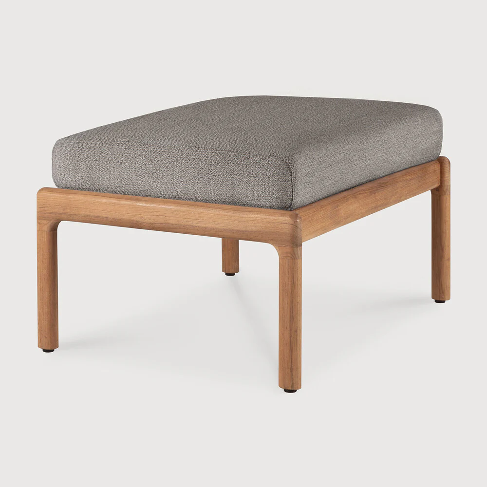 Jack Outdoor Footstool - Teak Mocha - NTC Homes, Inc.