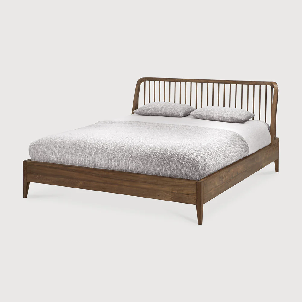 Spindle Bed Super King - Reclaimed Teak - NTC Homes, Inc.
