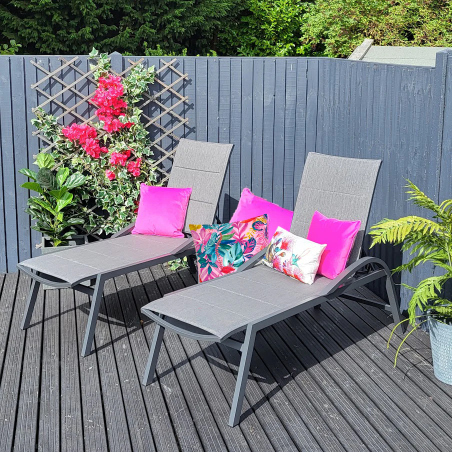 2 x Triton Reclining Sun loungers | Vila - NTC Homes, Inc.