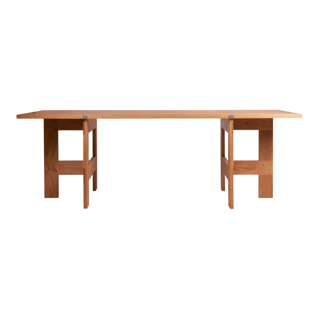 Farmhouse Planks Trestle Table - NTC Homes, Inc.