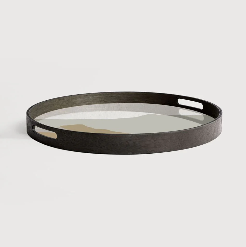 Wabi Sabi Glass Tray - NTC Homes, Inc.