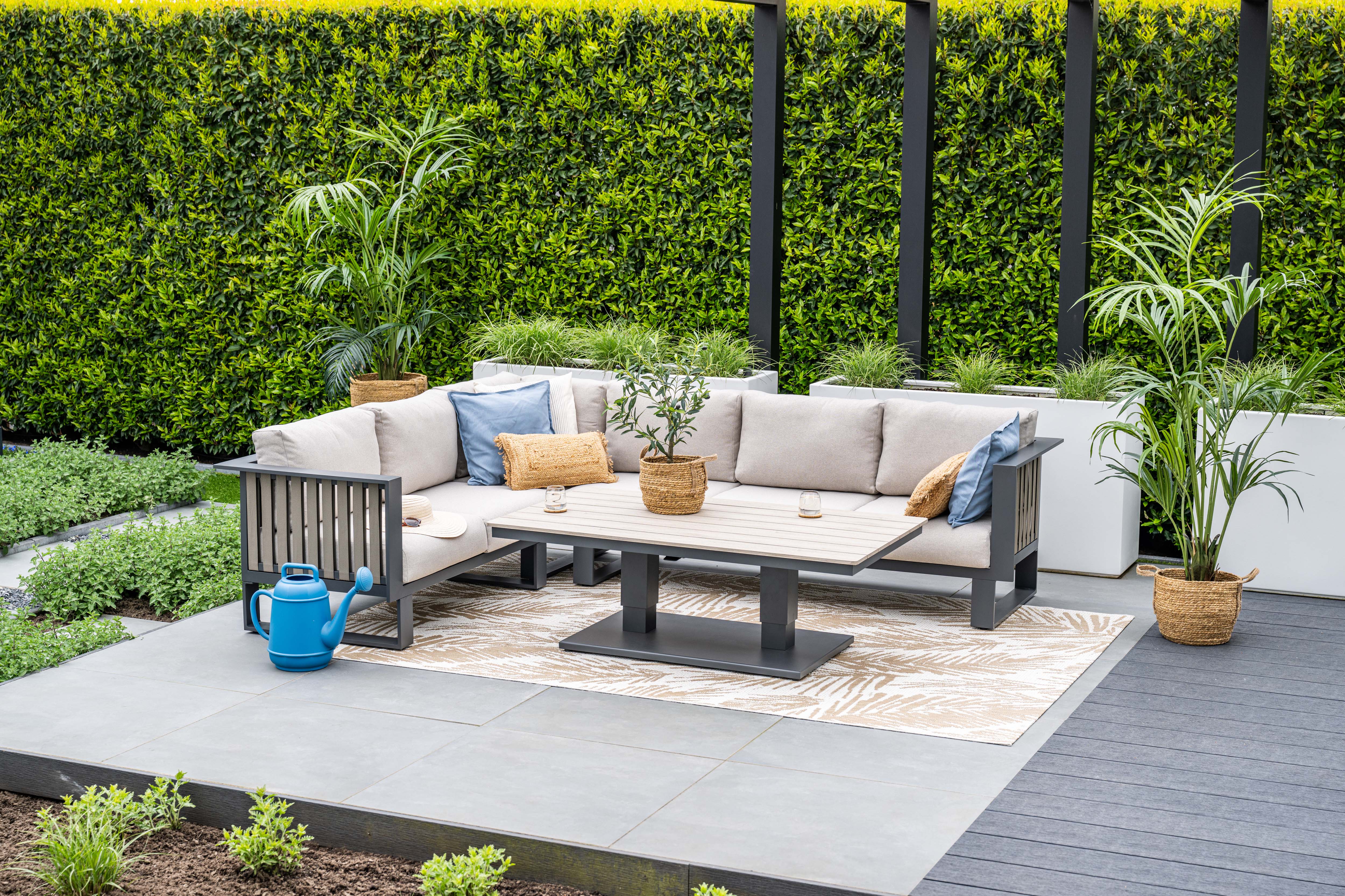 Bologna Modular Outdoor Corner Sofa Set - Adjustable Table | Garden Impressions - NTC Homes, Inc.
