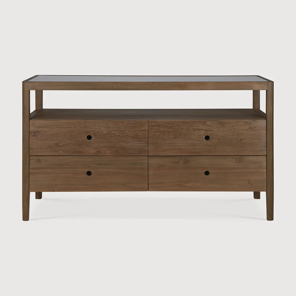 Spindle Dresser Teak - NTC Homes, Inc.