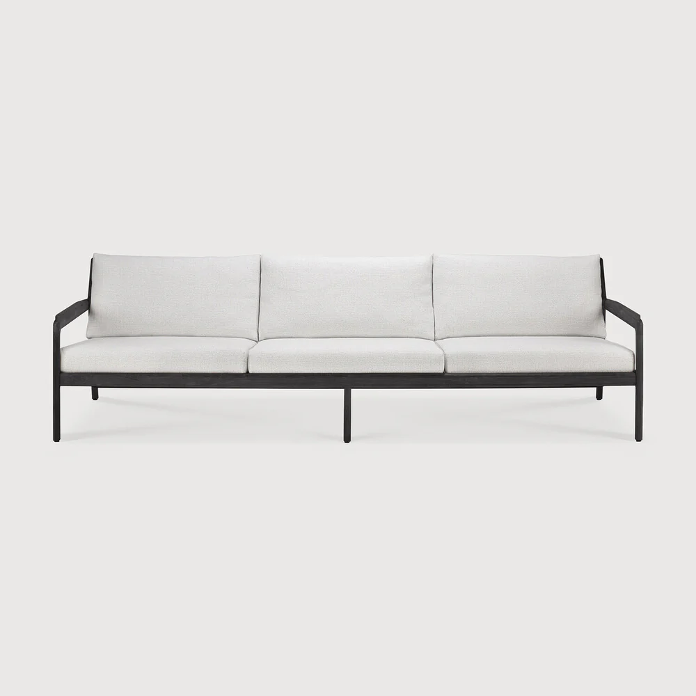 Jack Outdoor Sofa - Teak Black Off White 265 cm - NTC Homes, Inc.