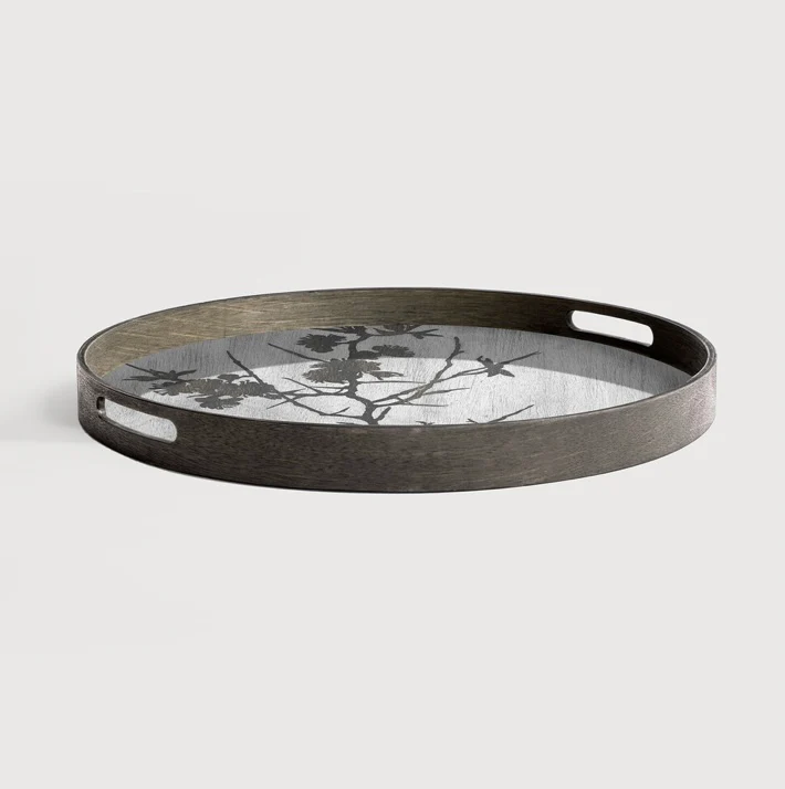 Bloosom Wooden Tray - NTC Homes, Inc.