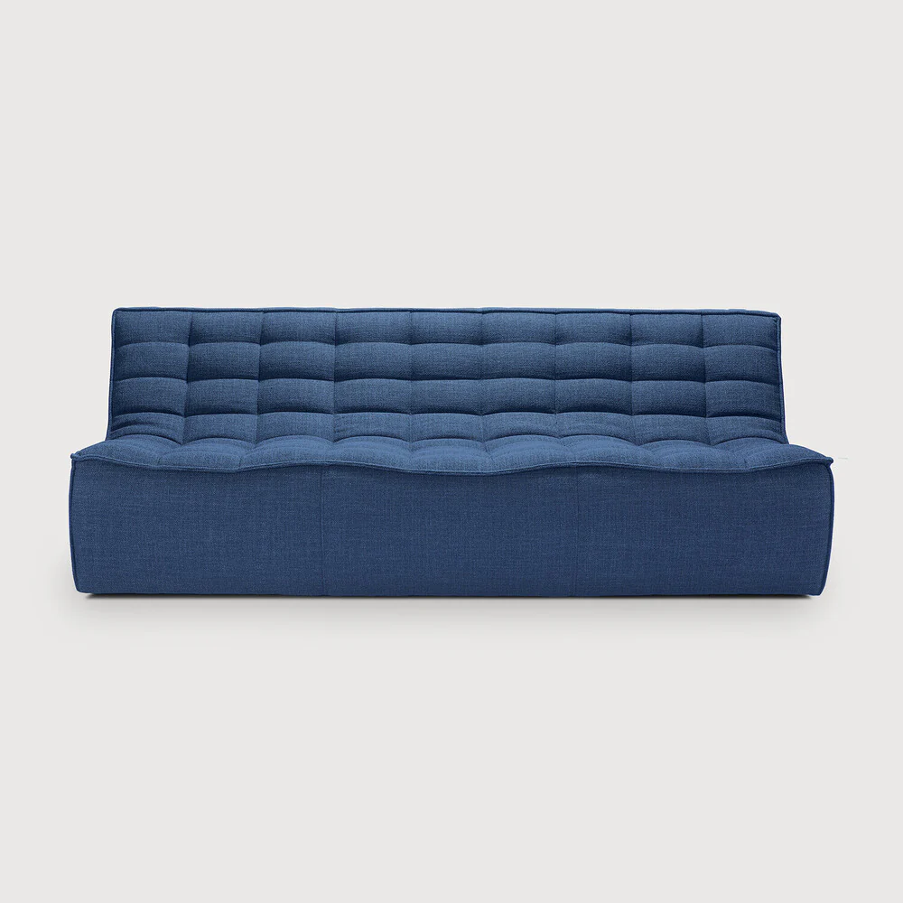 N701 Sofa 3 Seater - Blue - NTC Homes, Inc.