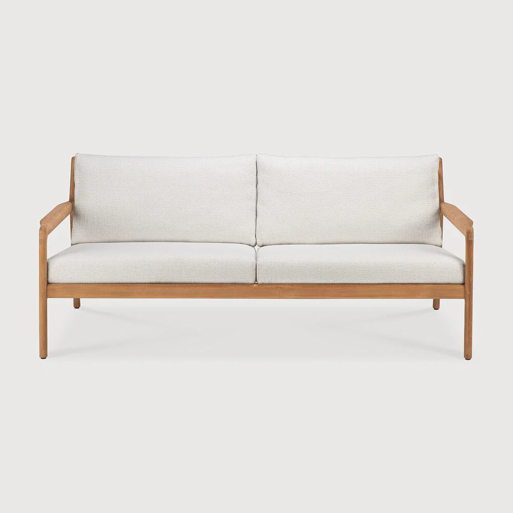 Jack Outdoor Sofa - Teak Off White 180cm - NTC Homes, Inc.