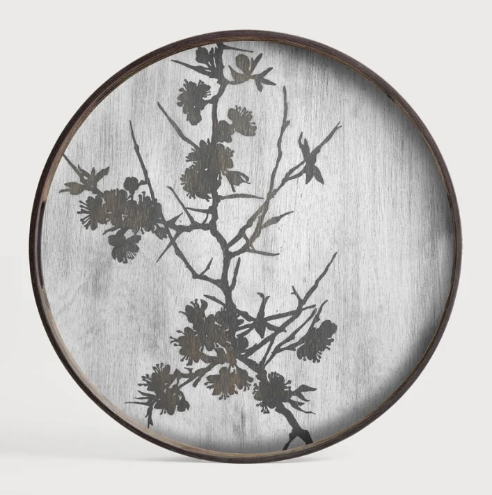 Bloosom Wooden Tray - NTC Homes, Inc.
