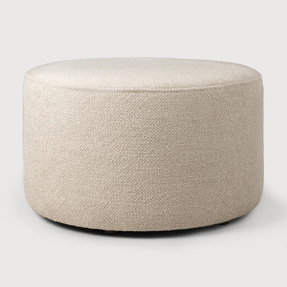 Barrow Pouf - Off White - NTC Homes, Inc.