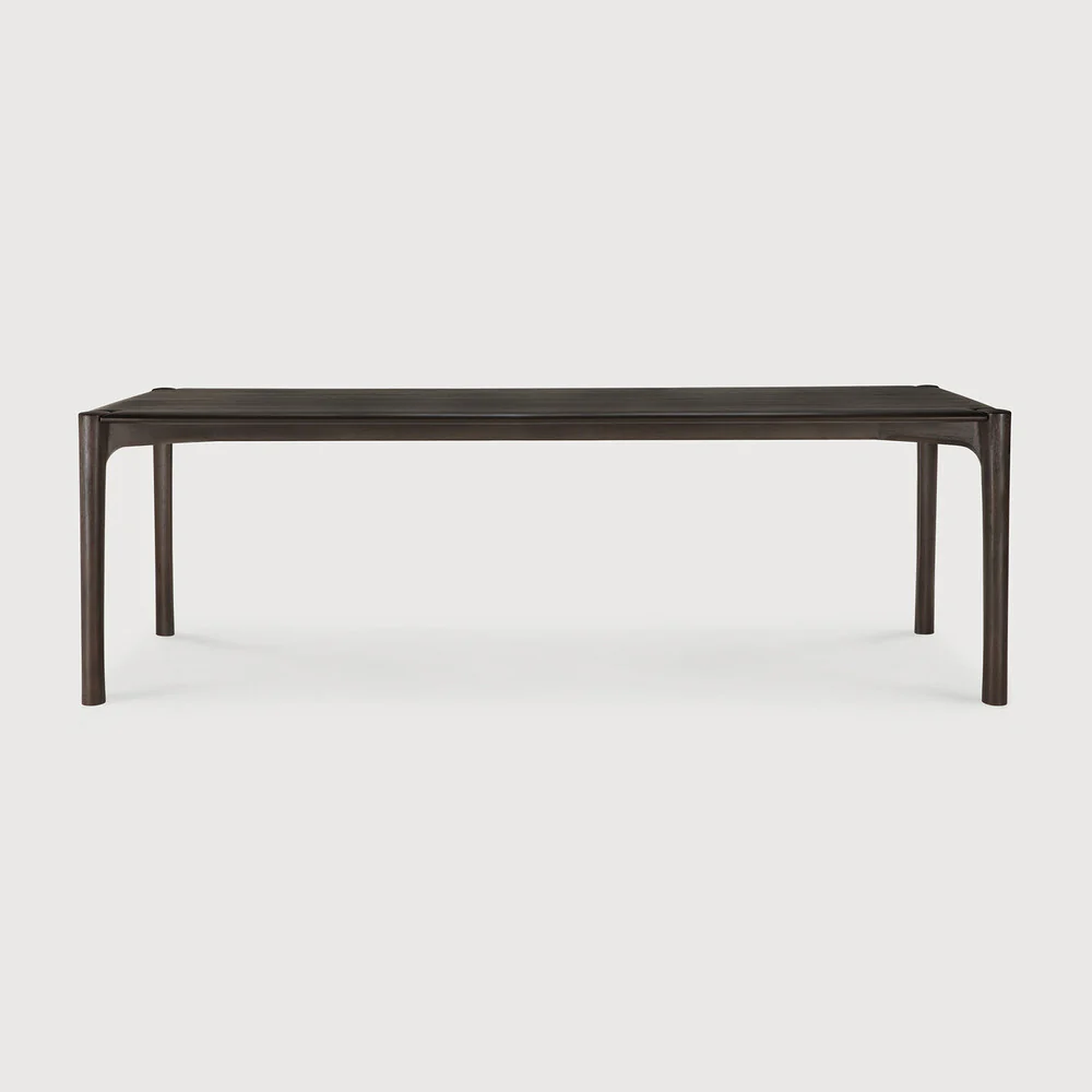 PI Dining Table Teak Dark Brown - NTC Homes, Inc.