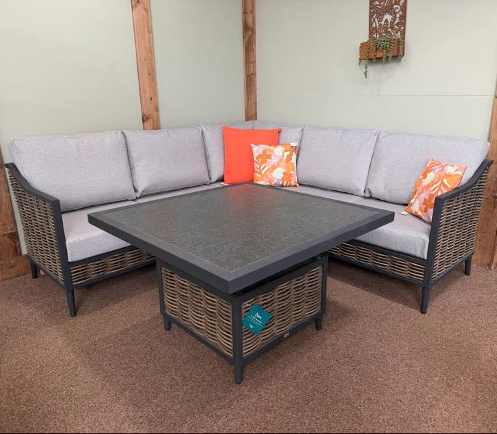 Langley Corner - Cushions Aqua Clean Zuma Grey | Daro - NTC Homes, Inc.